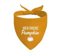 Dog Bandana Hey There Pumpkin Pet Neckerchief Adjustable Pet Triangle Scarf Personalised Cat Dog Kerchief For Party Festival Pets