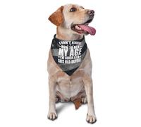 Dog Bandana I Don'T Know How To Act My Age I'Ve Never Been This Old Before Pet Bandana Washable Decoration Scarf Bibs, For Outdoor, Kitten, Party, 70x30cm