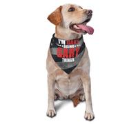 Dog Bandana I'M Gary Doing Gary Things Pet Bandana Spring Comfortable Cat Scarf, For Outdoor, Small Medium Large Dogs, Birthday, 70x30cm
