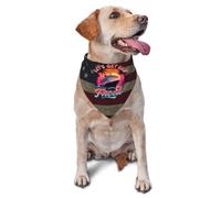 Dog Bandana Let'S Get Ship Faced Handkerchief Spring Adjustable Scarf Bibs, For Grooming, Kitten, Daily, 70x30cm
