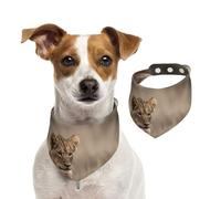 Dog Bandana Lioness with cub Pet Scarf Adjustable Pets Bandanas Washable Double-Sided Pets Neckerchief Cotton Triangle Bib Dog Scarfs Cats Scarves for Puppy Costume Accessories Small