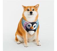 Dog Bandana Lovely Penguin Dog Scarf Adjustable Pet Bandanas for Dogs Christmas Pets Scarf Triangle Bibs Kerchief Soft Breathable Puppy Bandana for Small Medium Large Cats Pet