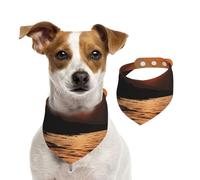 Dog Bandana Mountain and Water at Sunset Pet Scarf Adjustable Pets Bandanas Washable Double-Sided Pets Neckerchief Cotton Triangle Bib Dog Scarfs Cats Scarves for Puppy Costume Accessories Medium