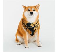 Dog Bandana Orange Halloween Party Dog Scarf Adjustable Pet Bandanas for Dogs Christmas Pets Scarf Triangle Bibs Kerchief Soft Breathable Puppy Bandana for Small Medium Large Cats Pet