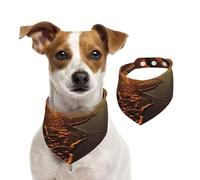 Dog Bandana Orange Sunrise Beach Pet Scarf Adjustable Pets Bandanas Washable Double-Sided Pets Neckerchief Cotton Triangle Bib Dog Scarfs Cats Scarves for Puppy Costume Accessories Large