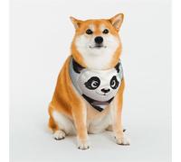 Dog Bandana Panda Dog Scarf Adjustable Pet Bandanas for Dogs Christmas Pets Scarf Triangle Bibs Kerchief Soft Breathable Puppy Bandana for Small Medium Large Cats Pet
