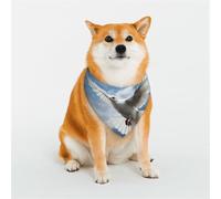 Dog Bandana Peace Dove Dog Scarf Adjustable Pet Bandanas for Dogs Christmas Pets Scarf Triangle Bibs Kerchief Soft Breathable Puppy Bandana for Small Medium Large Cats Pet
