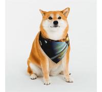 Dog Bandana Planet Jupiter Dog Scarf Adjustable Pet Bandanas for Dogs Christmas Pets Scarf Triangle Bibs Kerchief Soft Breathable Puppy Bandana for Small Medium Large Cats Pet