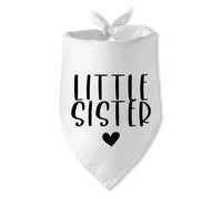 Dog Bandana Pregnancy Announcement Little Sister Dog Bandana Pet Dog Triangle Scarf Bandana for Dogs Dog Pregnancy Announcement Im Pregnant Announcement