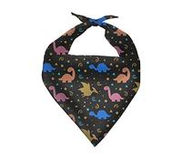 Dog Bandana Pterosaurs Cat Dog Kerchief Durable Triangle Bibs Scarf Washable Pet Triangle Scarf For Party Pets Festival