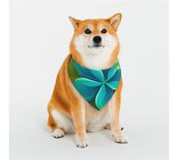 Dog Bandana Rainbow Circle Shamrock Dog Scarf Adjustable Pet Bandanas for Dogs Christmas Pets Scarf Triangle Bibs Kerchief Soft Breathable Puppy Bandana for Small Medium Large Cats Pet