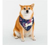 Dog Bandana Rainbow Dog Scarf Adjustable Pet Bandanas for Dogs Christmas Pets Scarf Triangle Bibs Kerchief Soft Breathable Puppy Bandana for Small Medium Large Cats Pet