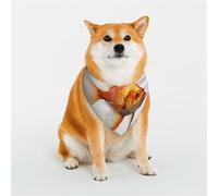 Dog Bandana Real Fish Dog Scarf Adjustable Pet Bandanas for Dogs Christmas Pets Scarf Triangle Bibs Kerchief Soft Breathable Puppy Bandana for Small Medium Large Cats Pet
