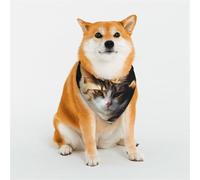 Dog Bandana Resting Cat Dog Scarf Adjustable Pet Bandanas for Dogs Christmas Pets Scarf Triangle Bibs Kerchief Soft Breathable Puppy Bandana for Small Medium Large Cats Pet
