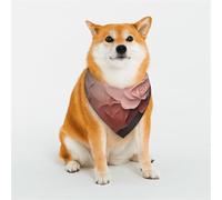 Dog Bandana Rose Color Blush and Black Dog Scarf Adjustable Pet Bandanas for Dogs Christmas Pets Scarf Triangle Bibs Kerchief Soft Breathable Puppy Bandana for Small Medium Large Cats Pet