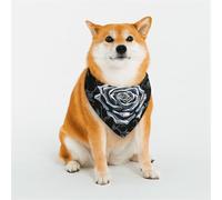 Dog Bandana Rose Gothic Dog Scarf Adjustable Pet Bandanas for Dogs Christmas Pets Scarf Triangle Bibs Kerchief Soft Breathable Puppy Bandana for Small Medium Large Cats Pet