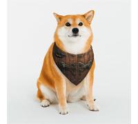 Dog Bandana Rustic Stall Wooden Door Dog Scarf Adjustable Pet Bandanas for Dogs Christmas Pets Scarf Triangle Bibs Kerchief Soft Breathable Puppy Bandana for Small Medium Large Cats Pet