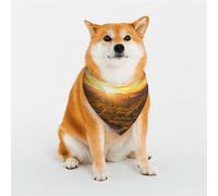 Dog Bandana Saguaros at Sunset Dog Scarf Adjustable Pet Bandanas for Dogs Christmas Pets Scarf Triangle Bibs Kerchief Soft Breathable Puppy Bandana for Small Medium Large Cats Pet