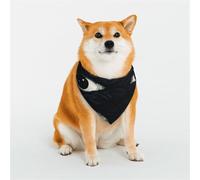 Dog Bandana Scary Eyes Dog Scarf Adjustable Pet Bandanas for Dogs Christmas Pets Scarf Triangle Bibs Kerchief Soft Breathable Puppy Bandana for Small Medium Large Cats Pet