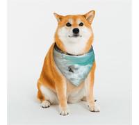 Dog Bandana Serene Coastal Dog Scarf Adjustable Pet Bandanas for Dogs Christmas Pets Scarf Triangle Bibs Kerchief Soft Breathable Puppy Bandana for Small Medium Large Cats Pet