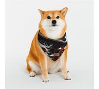Dog Bandana Skateboard Wheel Dog Scarf Adjustable Pet Bandanas for Dogs Christmas Pets Scarf Triangle Bibs Kerchief Soft Breathable Puppy Bandana for Small Medium Large Cats Pet
