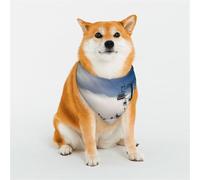 Dog Bandana Ski Lift at Sunshine Dog Scarf Adjustable Pet Bandanas for Dogs Christmas Pets Scarf Triangle Bibs Kerchief Soft Breathable Puppy Bandana for Small Medium Large Cats Pet