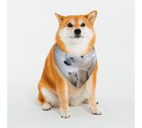 Dog Bandana Snow Animal Polar Bear Dog Scarf Adjustable Pet Bandanas for Dogs Christmas Pets Scarf Triangle Bibs Kerchief Soft Breathable Puppy Bandana for Small Medium Large Cats Pet