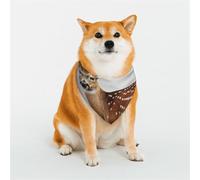 Dog Bandana Spotted Deer Dog Scarf Adjustable Pet Bandanas for Dogs Christmas Pets Scarf Triangle Bibs Kerchief Soft Breathable Puppy Bandana for Small Medium Large Cats Pet