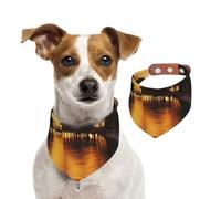 Dog Bandana Tahiti Resort Sunset Peel Pet Scarf Adjustable Pets Bandanas Washable Double-Sided Pets Neckerchief Cotton Triangle Bib Dog Scarfs Cats Scarves for Puppy Costume Accessories Medium