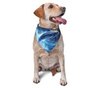 Dog Bandana Triangle Scarf Pet Bibs for Daily Wear and Birthday Supplies to Cats and Dogs-Beautiful Ocean Dolphin