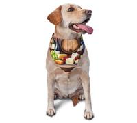 Dog Bandana Triangle Scarf Pet Bibs for Daily Wear and Birthday Supplies to Cats and Dogs-Bottle Glass Red Wine