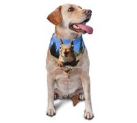 Dog Bandana Triangle Scarf Pet Bibs for Daily Wear and Birthday Supplies to Cats and Dogs-Close-Up Curious Squirrel