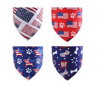 Dog Bandana Triangular Bibs Collar Scarfs Kerchief Pet Julycostume Neckerchief Accessories Triangular Scarf Dog Bandanas Bulk