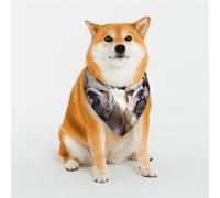 Dog Bandana Two Cute Bulldog Dogs Dog Scarf Adjustable Pet Bandanas for Dogs Christmas Pets Scarf Triangle Bibs Kerchief Soft Breathable Puppy Bandana for Small Medium Large Cats Pet