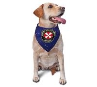 Dog Bandana Us Army 8Th Army Eighth Army Retired Pet Scarf Spring Adjustable Triangle Bib Scarf, For Kitten, Party, Small Medium Large Dogs, 70x30cm