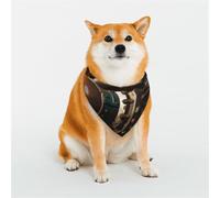 Dog Bandana Vintage Aeroplane Propeller Dog Scarf Adjustable Pet Bandanas for Dogs Christmas Pets Scarf Triangle Bibs Kerchief Soft Breathable Puppy Bandana for Small Medium Large Cats Pet