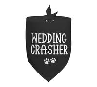 Dog Bandana Wedding Crasher Dog Wedding Pet Neckerchief Personalised Pet Triangle Scarf Durable Cat Dog Kerchief For Party Festival Pets
