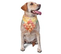 Dog Bandanas, 0h2fu1ax Full Print Pet Scarf, Adjustable Breathable Bandana for Small Medium Large Dogs, Independence Day Costume Accessory