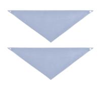 Dog Bandanas - 2 Pack Adjustable Unisex Puppy Cat Pet Scarf Cute Pet Holiday Accessories Decor for Dogs Cats Solid Color Pure Plain Lavender