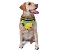 Dog Bandanas, A huge arch Full Print Pet Scarf, Adjustable Breathable Bandana for Small Medium Large Dogs, Independence Day Costume Accessory