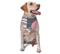 Dog Bandanas,A huge pink full moon Breathable Pet Scarf, Adjustable Washable Polyester Bandana for Small Medium Large Dogs and Cats, Soft Daily Fashion & Photo Prop Accessory for Boy Girl Puppy