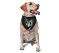 Dog Bandanas, A mouse in the darkness Full Print Pet Scarf, Adjustable Breathable Bandana for Small Medium Large Dogs, Independence Day Costume Accessory