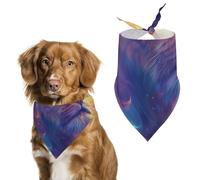 Dog Bandanas Animal Lion Galaxy Background Dog Scarf Bib Kerchief For Pets Large: 70 * 30 CM