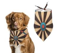 Dog Bandanas Arrow Target Board Dog Scarf Bib Kerchief For Pets Large: 70 * 30 CM