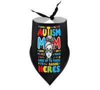 Dog Bandanas Autism Mother Raising Heroes Puppy Pet V-Neck Bibs Scarf Triangle Adjustable Kerchief Accessories for Small Medium Large Puppy Cat