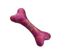 Dog Bandanas, Birthday Bandana Hat for Dog Toy - Soft Bone Triangle Scarf Adjustable Spring Running Puppy