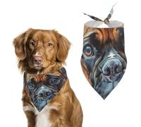 Dog Bandanas Boxer Dog Dog Scarf Bib Kerchief For Pets Large: 70 * 30 CM