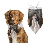 Dog Bandanas Boxer Dog Dog Scarf Bib Kerchief For Pets Large: 70 * 30 CM