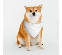 Dog Bandanas Bulk Pack of Pet Scarves for Boys and Girls Perfect for St. Patrick's Day Easter and Birthdays Natural White Color