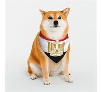 Dog Bandanas Bulk Pack of Pet Scarves for Boys and Girls Perfect for St. Patrick's Day Easter and Birthdays Egyptian Flag